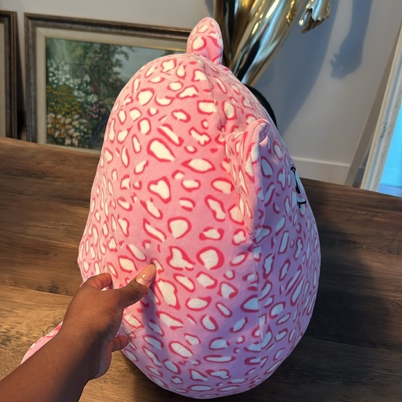 LARGE/giant Squishmallows valentine - Cheetah Print - Pink&white style - Picture 2 of 4